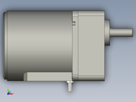 M8MX25G4Y+MX8G3B微型齿轮调速马达前视缩略图