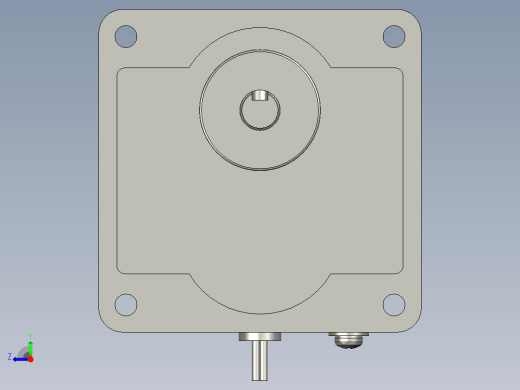 M8MX25G4Y+MX8G3B微型齿轮调速马达右视缩略图
