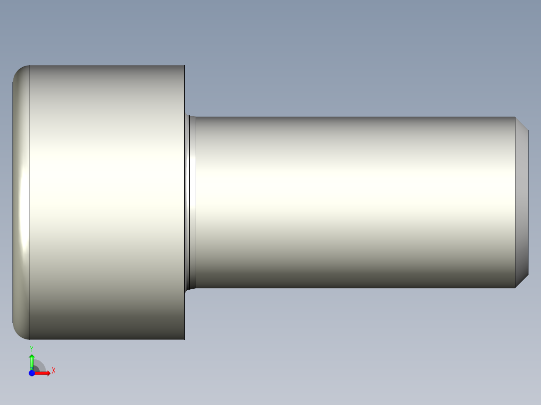 内六角螺钉-BOLT-M20-40-40-20-32-20-R2.stp前视图