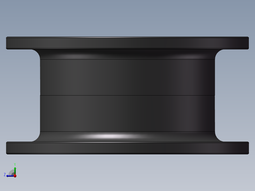 链板被动轮右视图