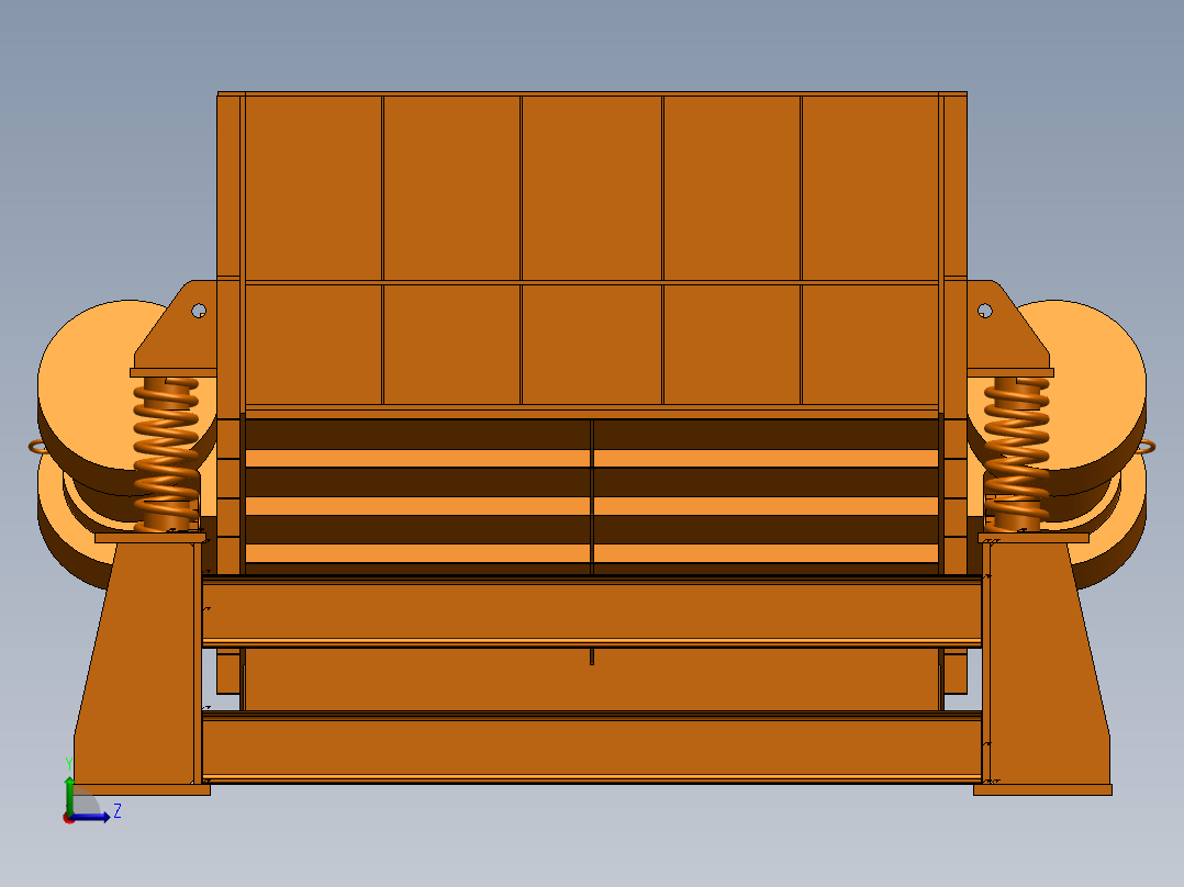 L253振动输送落砂机sw14可编辑左视图