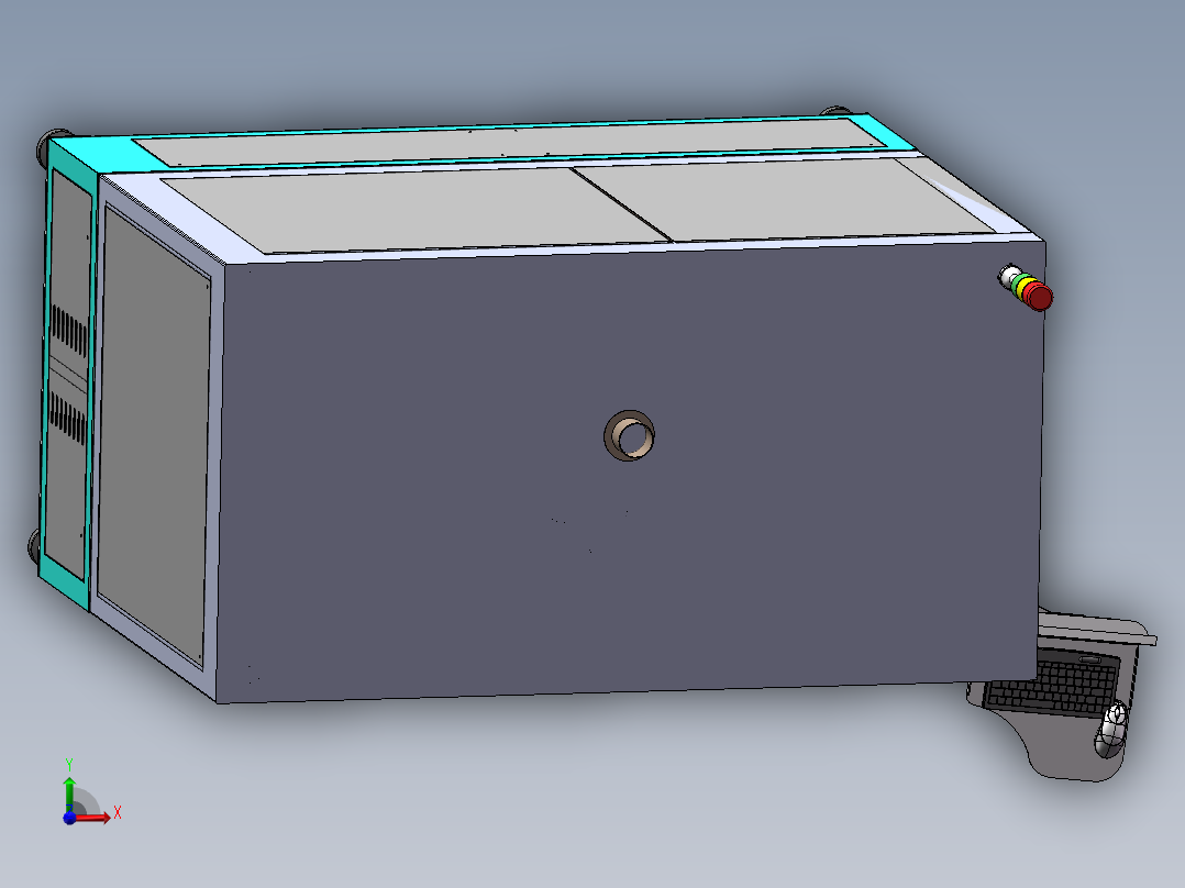锂电电池极耳激光焊接机sw17可编辑前视图