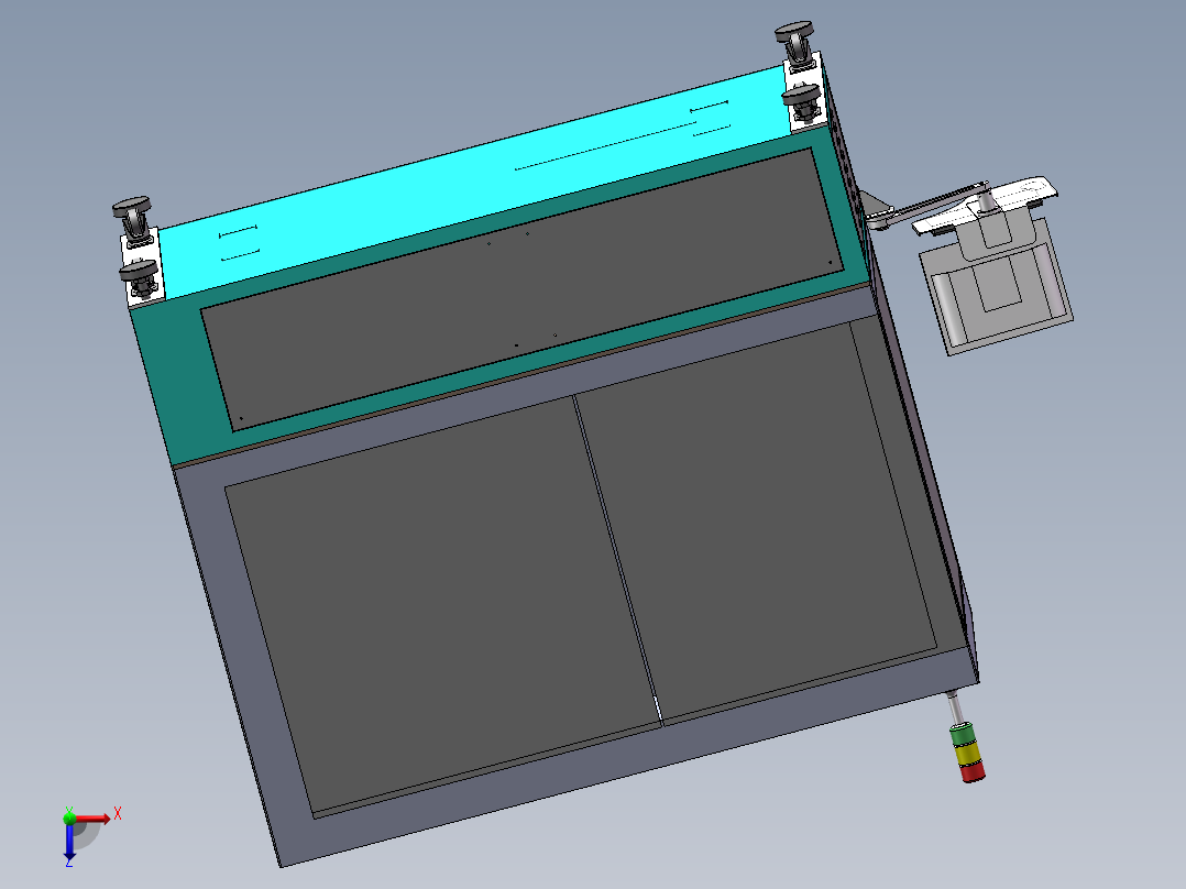 锂电电池极耳激光焊接机sw17可编辑俯视图