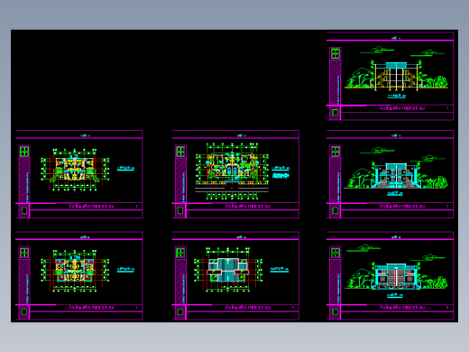川南民居住宅楼设计方案图(一)