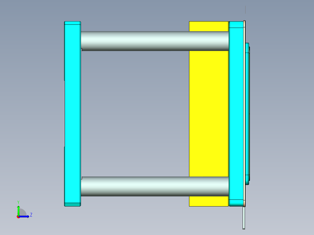 nkd-cnc1笔记本CNC工装夹具三维模型_0304左视图