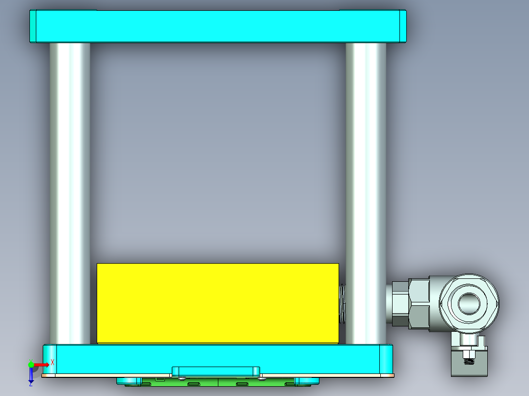 nkd-cnc1笔记本CNC工装夹具三维模型_0304俯视图