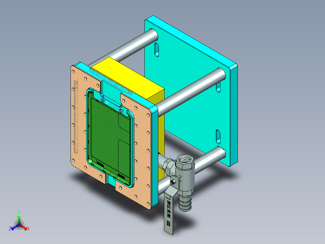 nkd-cnc1笔记本CNC工装夹具三维模型_0304正等轴测图