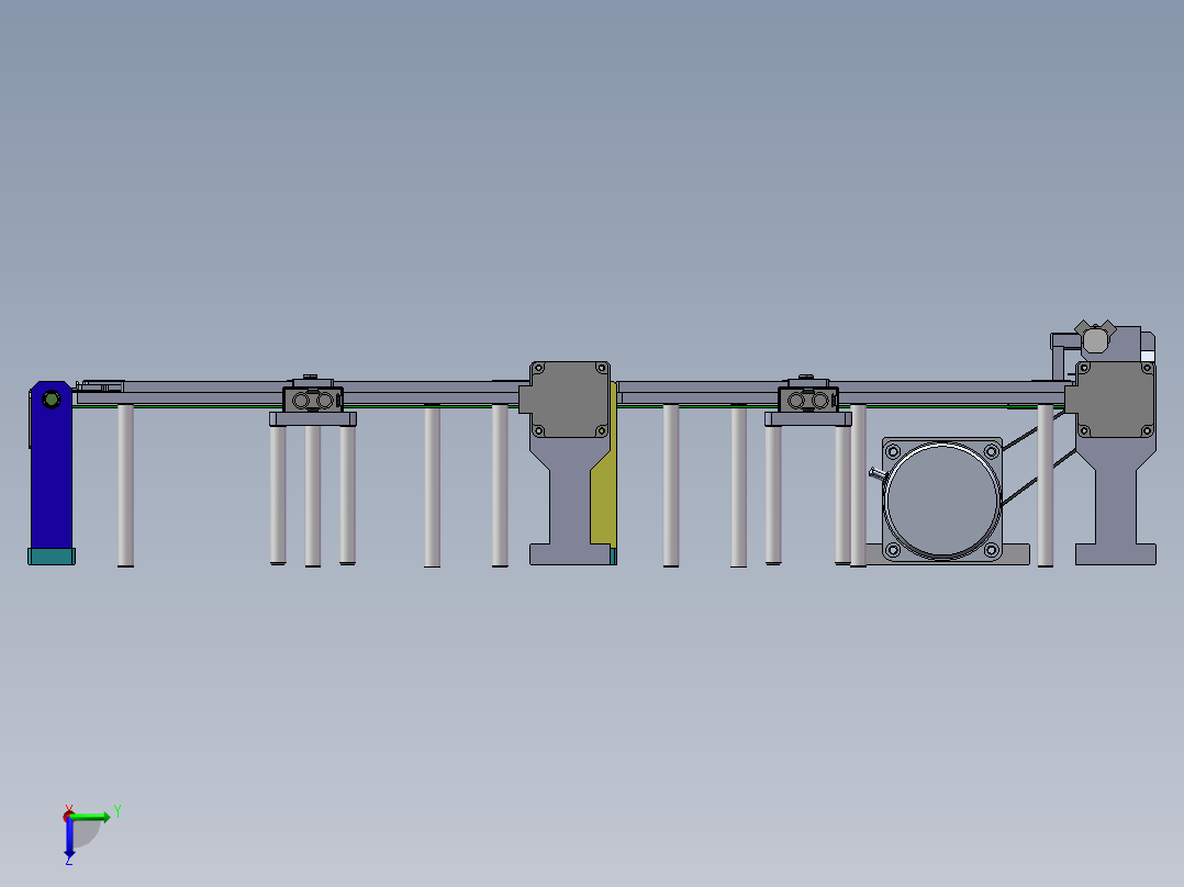 回形传送线sw20可编辑后视图