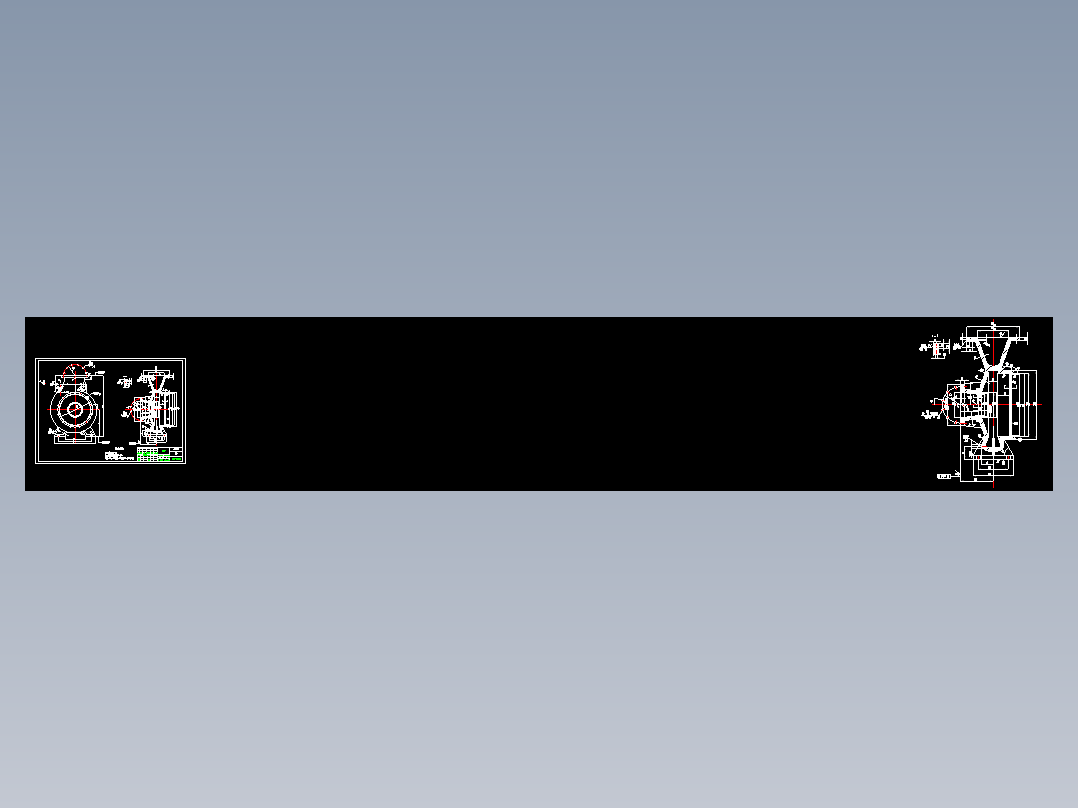 IS125-100-250单级单吸离心泵CAD图纸