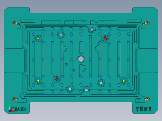 EDO30-A-笔记本CNC工装夹具三维模型CNC4-车铣-20180706前视缩略图