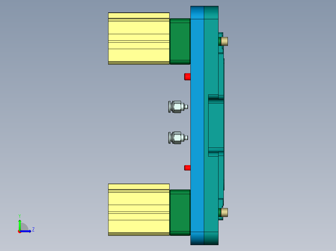 EDO30-A-笔记本CNC工装夹具三维模型CNC4-车铣-20180706左视图