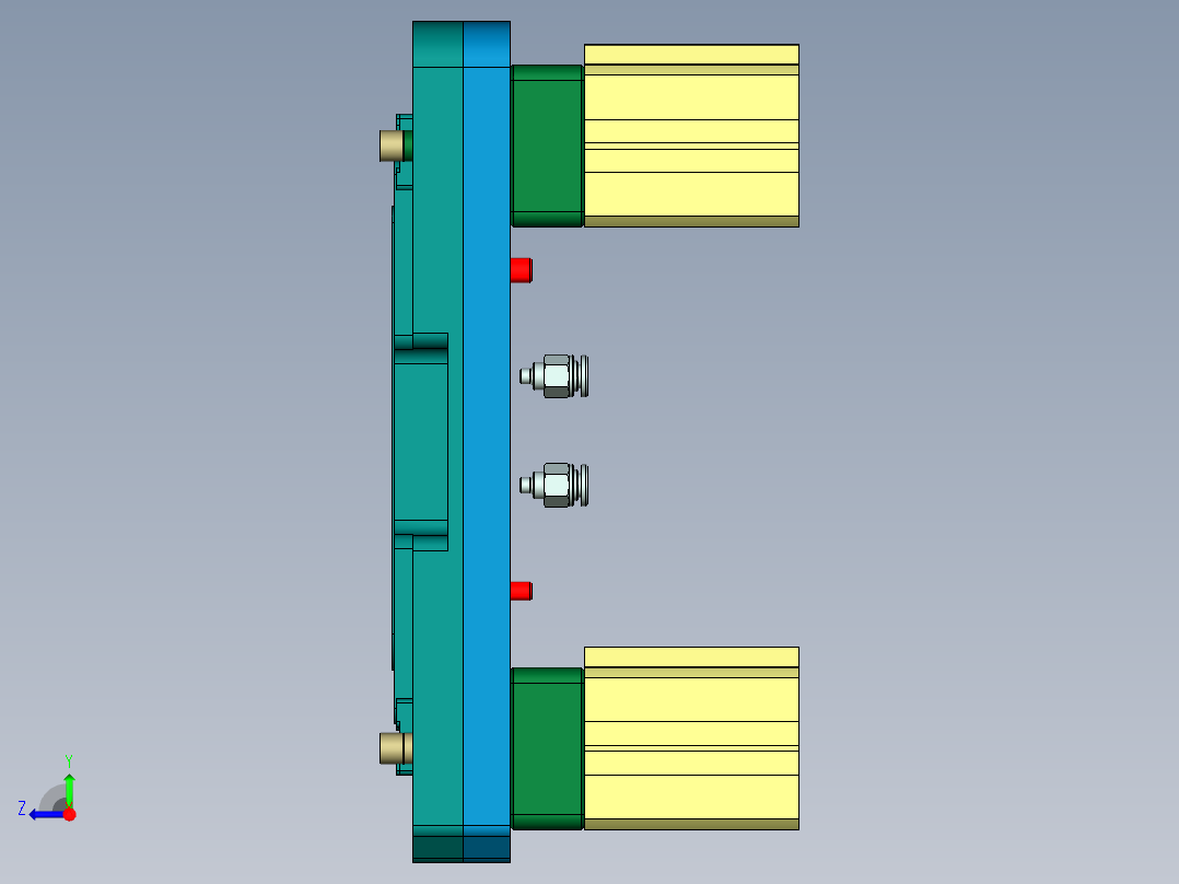EDO30-A-笔记本CNC工装夹具三维模型CNC4-车铣-20180706右视图