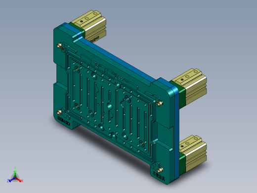 EDO30-A-笔记本CNC工装夹具三维模型CNC4-车铣-20180706正等轴测缩略图