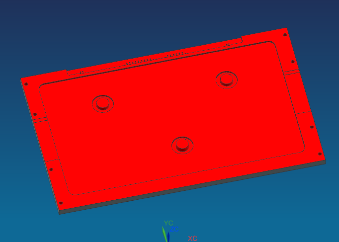 铝挤铝板粗铣内腔工装治具模型三维+CAD