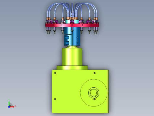 多工位分割器上下带旋转吸头模组前视缩略图