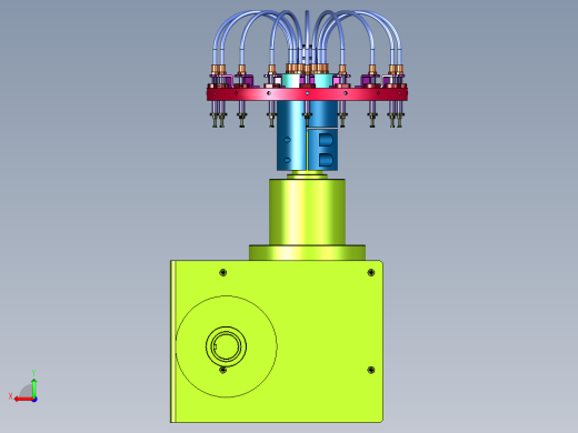 多工位分割器上下带旋转吸头模组后视缩略图