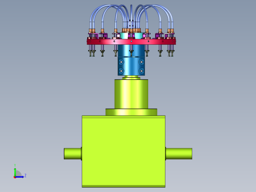 多工位分割器上下带旋转吸头模组左视缩略图
