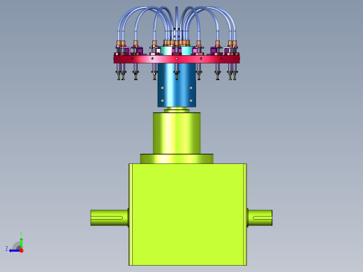 多工位分割器上下带旋转吸头模组右视缩略图