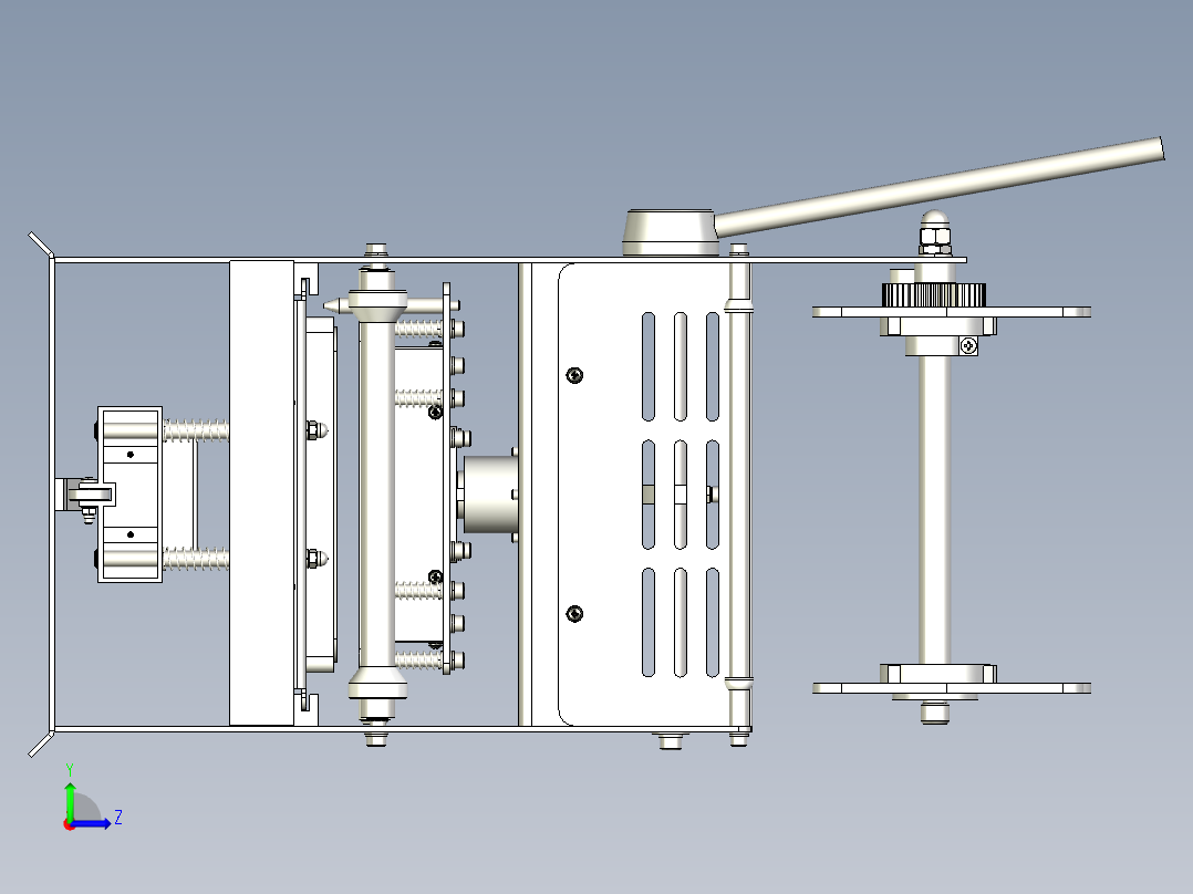 B3003555-食品真空机左视图