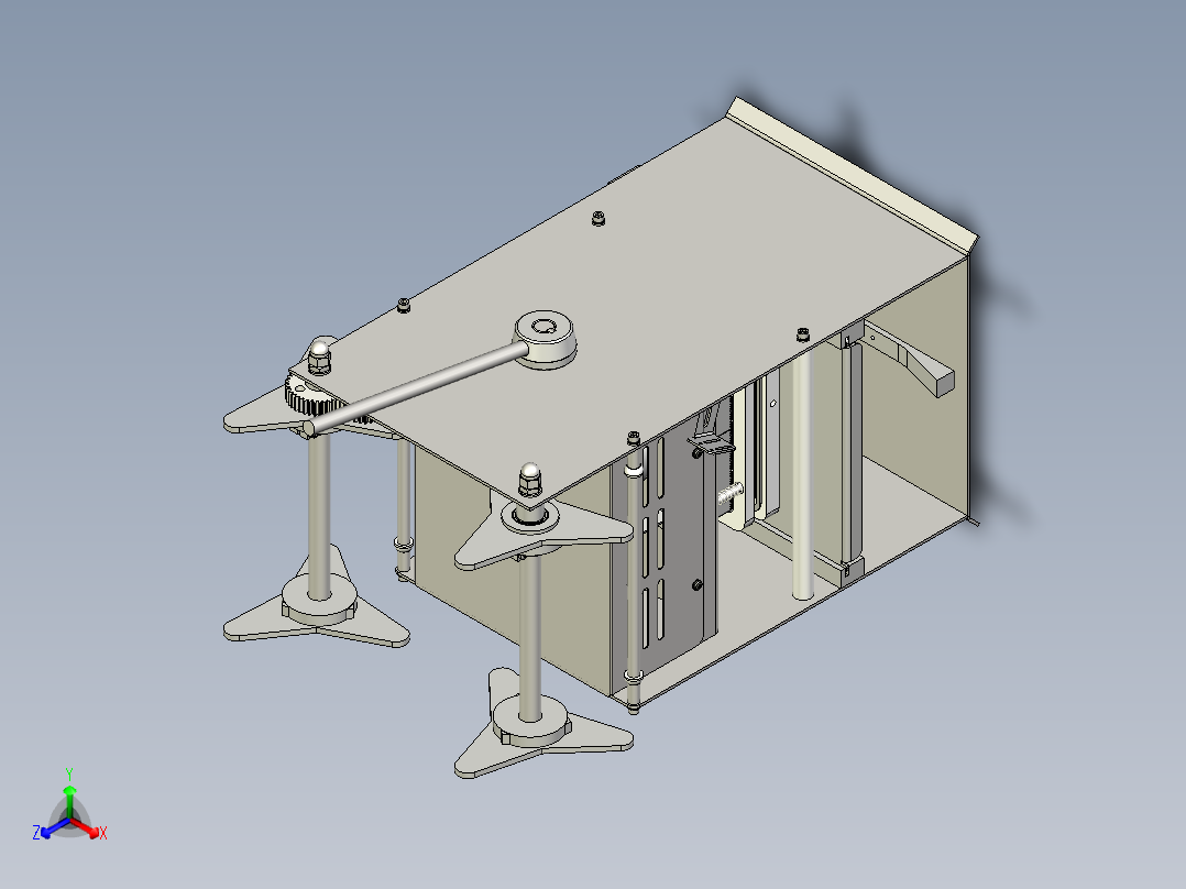 B3003555-食品真空机正等轴测图