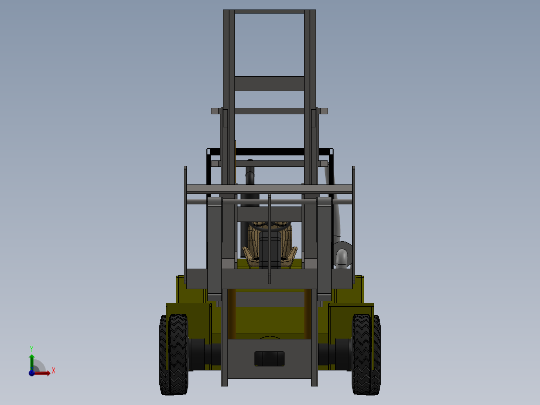 叉车、 Carretilla elevadora 叉车 SW前视图