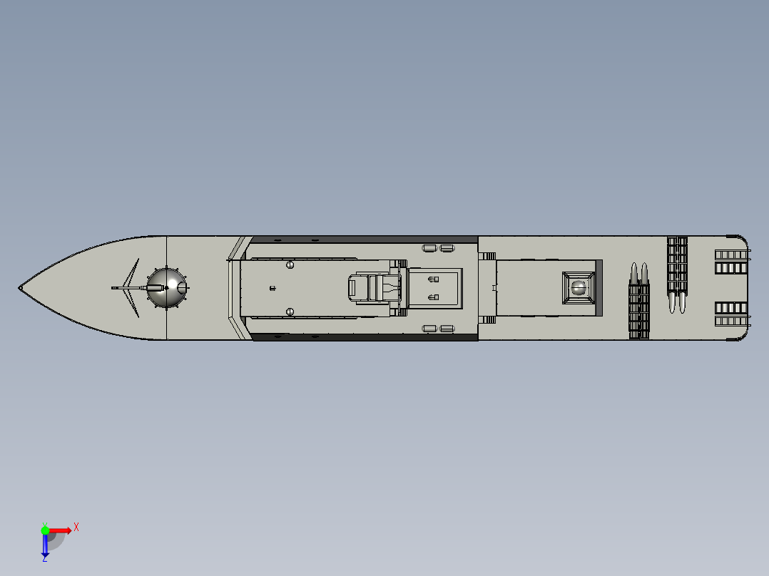 锦江级护卫舰俯视图