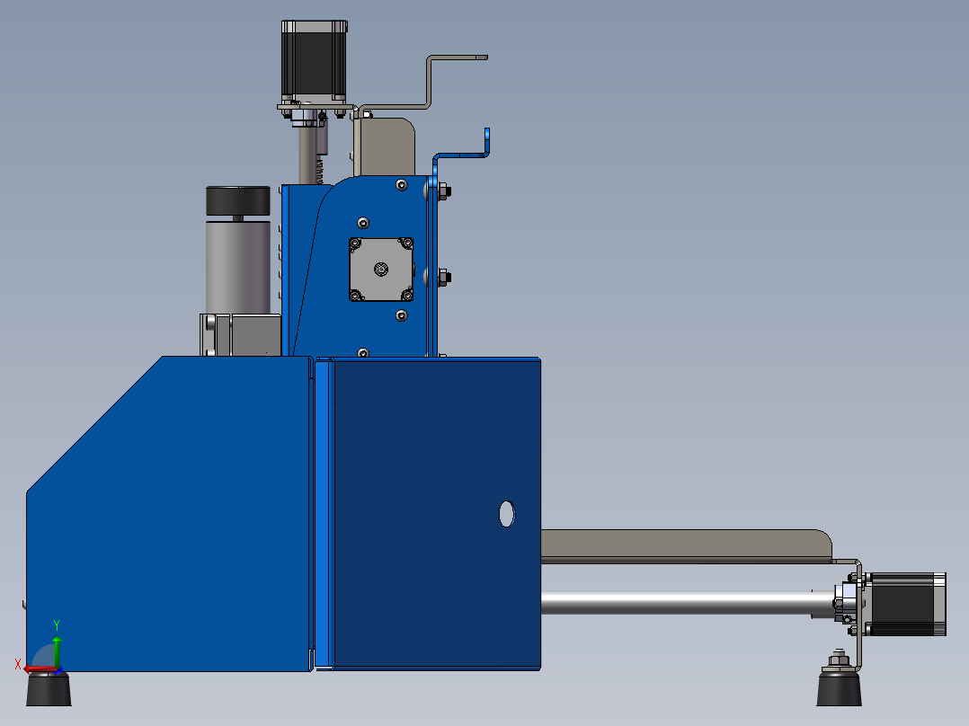 400x500x150 MM雕刻机后视图