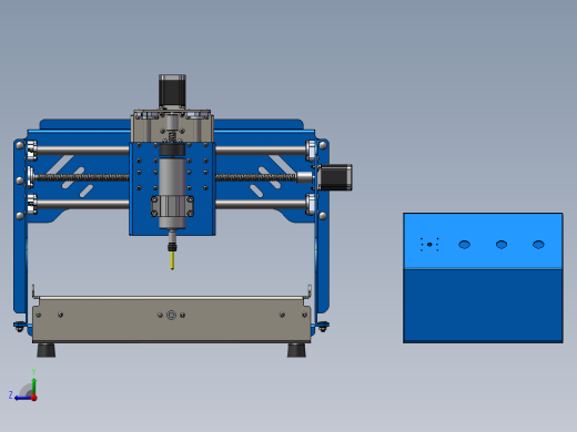 400x500x150 MM雕刻机右视缩略图