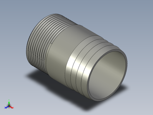 螺纹管水管接头-直通 DN40