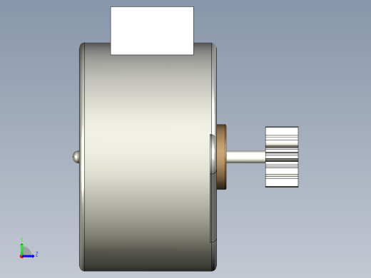 步进电机左视缩略图