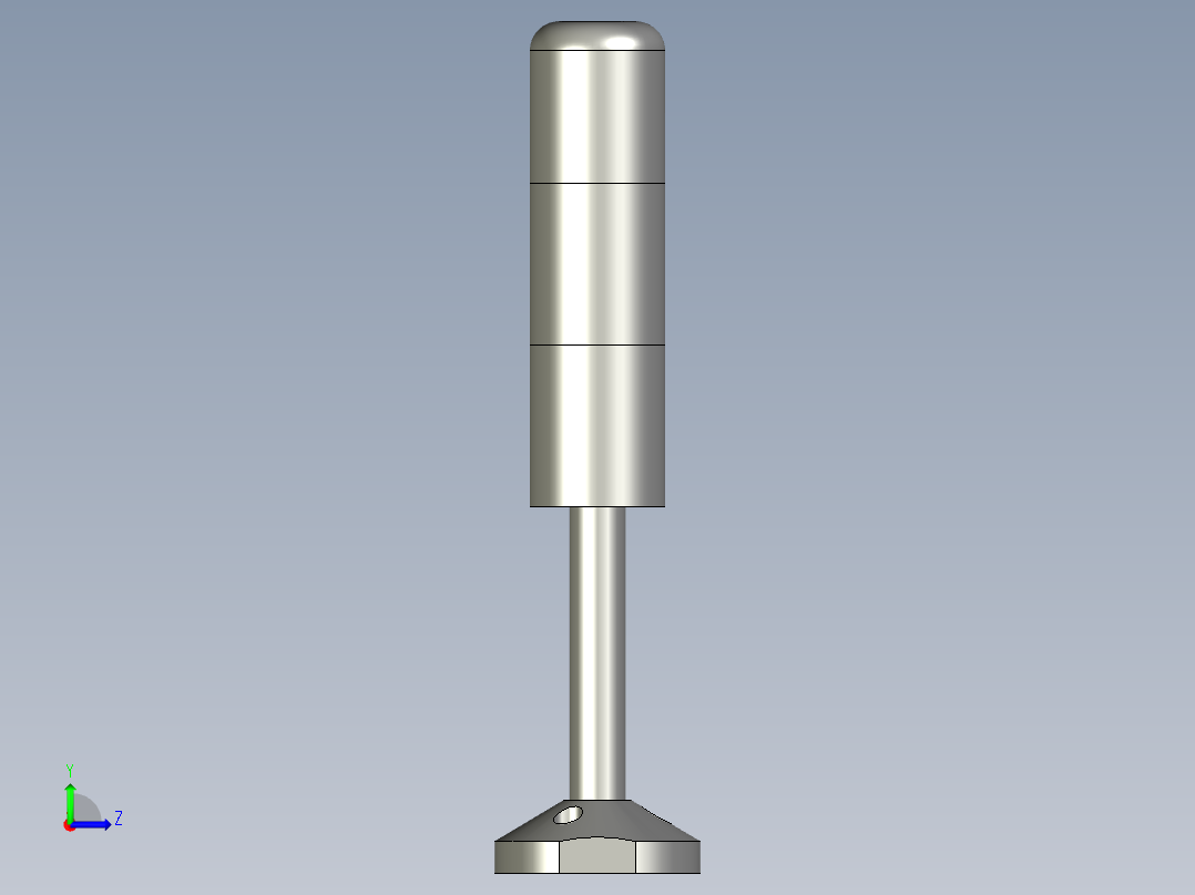 HL-BYD16--050三色灯左视图