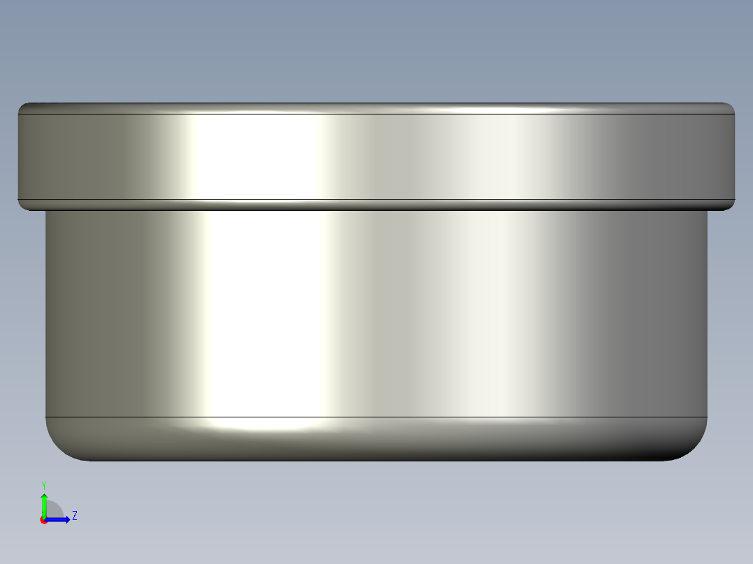 )YN60-压力表左视图