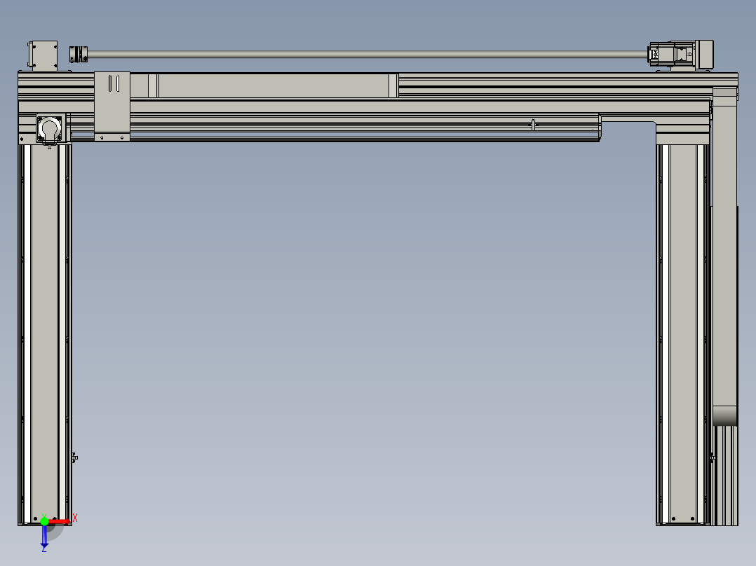 BFHB-G1-XYZ55-850-1050-M-KOM俯视图