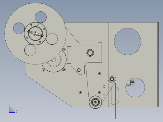 全自动铜膜天线切割检测自动化生产线S2d01-003大废料剥离组件左视缩略图