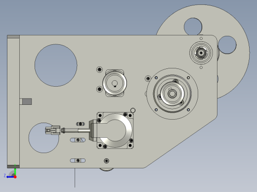 全自动铜膜天线切割检测自动化生产线S2d01-003大废料剥离组件右视缩略图