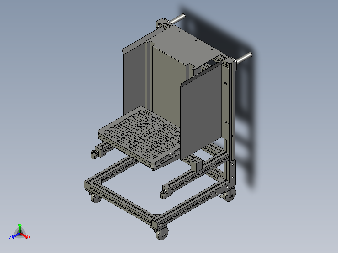 推车组件主视图