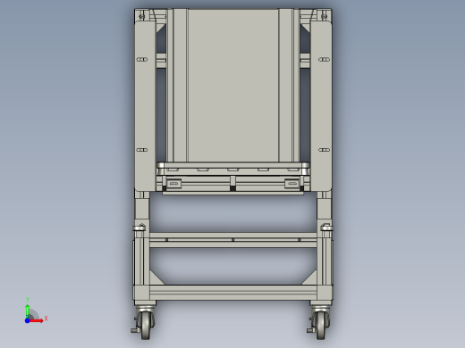 推车组件前视缩略图