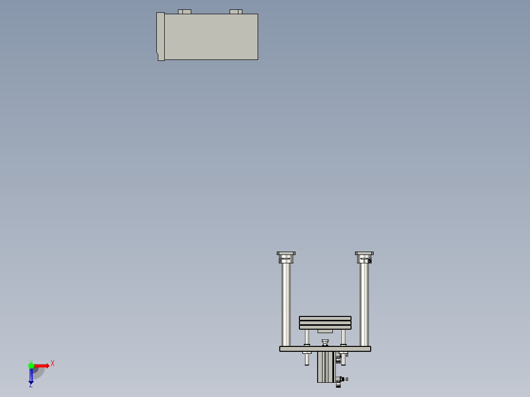 NM16076-10-09绝缘测试压力机构俯视图