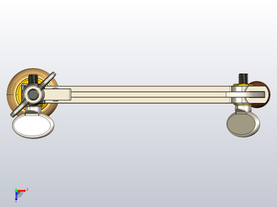 微动锯线锯俯视图
