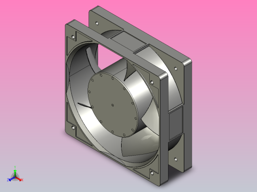 150×150×50mmDC轴流风机╱DC轴流风扇[TX15050H48]正等轴测缩略图
