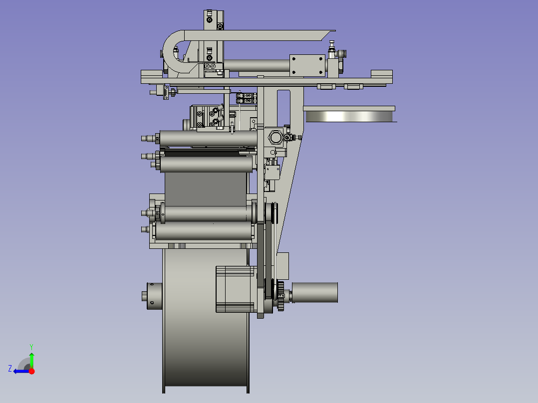 -拨料机构222----右视图