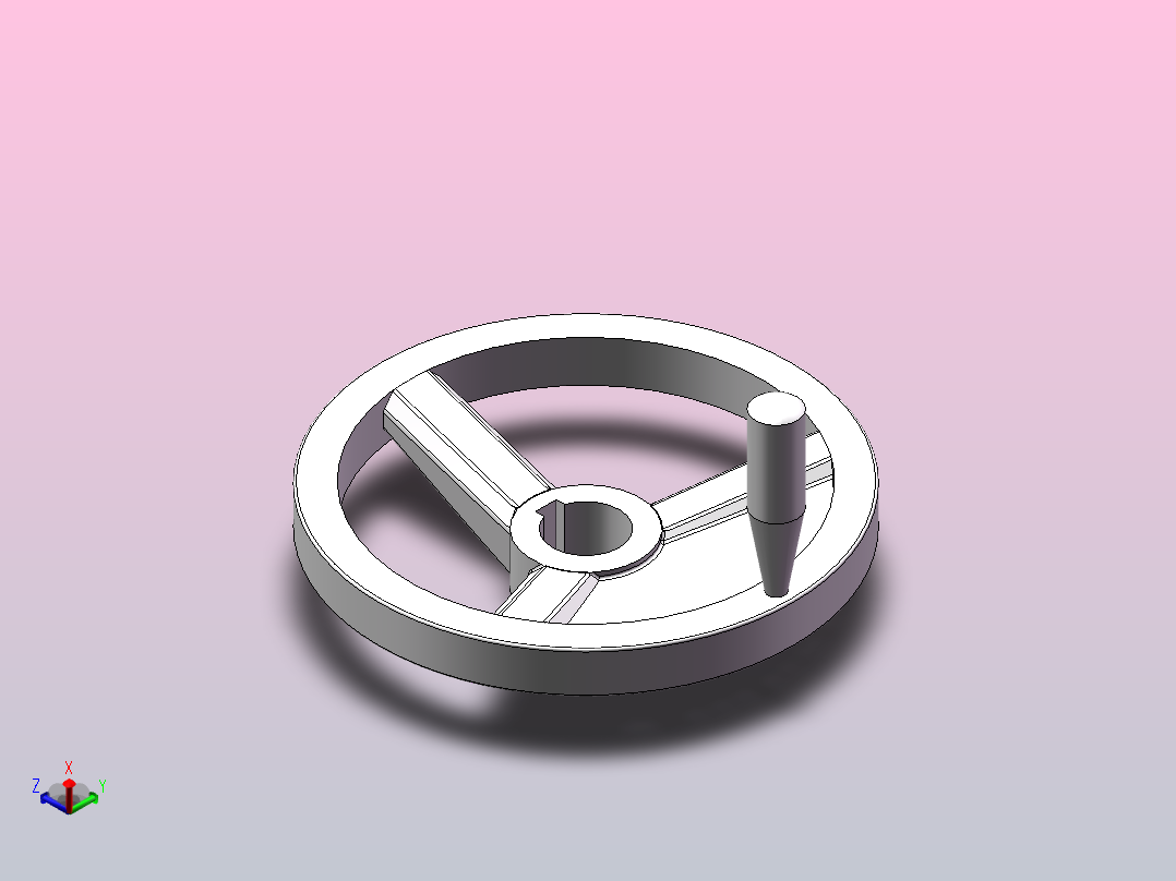 HY8313.37偏重手轮[HY8313.37＼32×200]主视图