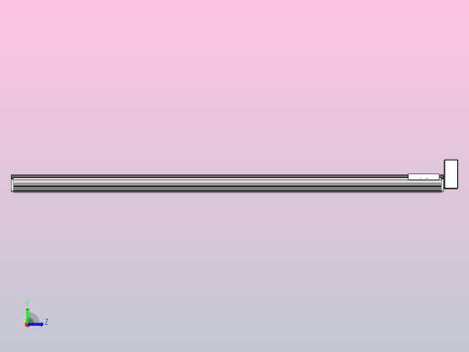 皮带直线轴半封闭可选导轨TPA-HNB-202D-140-L2450-LU-Y-P75-N3左视缩略图