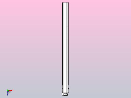 皮带直线轴半封闭可选导轨TPA-HNB-202D-140-L2450-LU-Y-P75-N3俯视缩略图