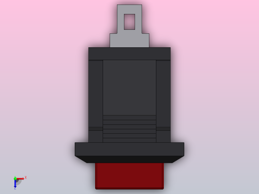 按钮开关PBS-15B模型俯视缩略图