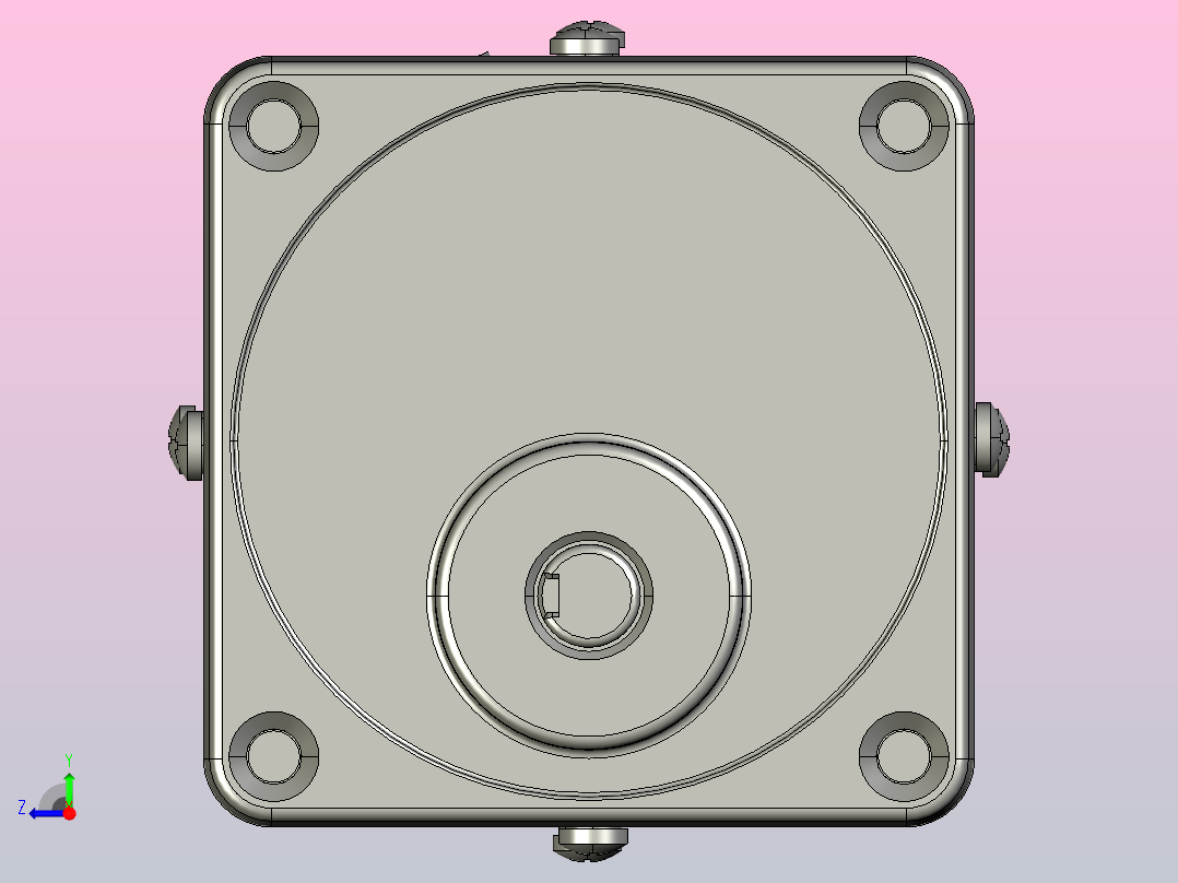 刹车电机5RK60GN-CFM 5GN3K～18K右视图