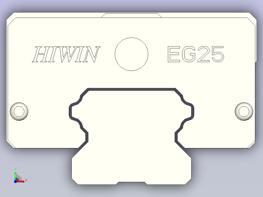 HIWIN上银线性导轨-EGH25SA1R220前视缩略图