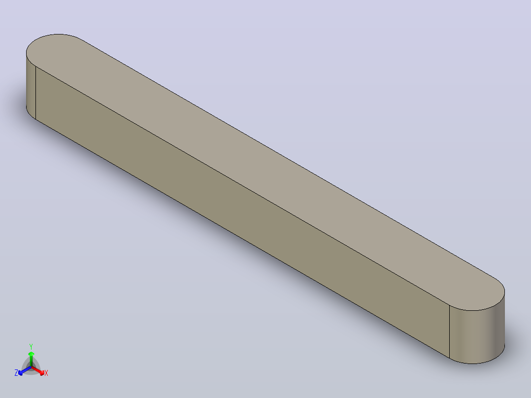 羽状键滑键具有2500多种配置的Solidworks零件。包括A型、B型和AB型主视图