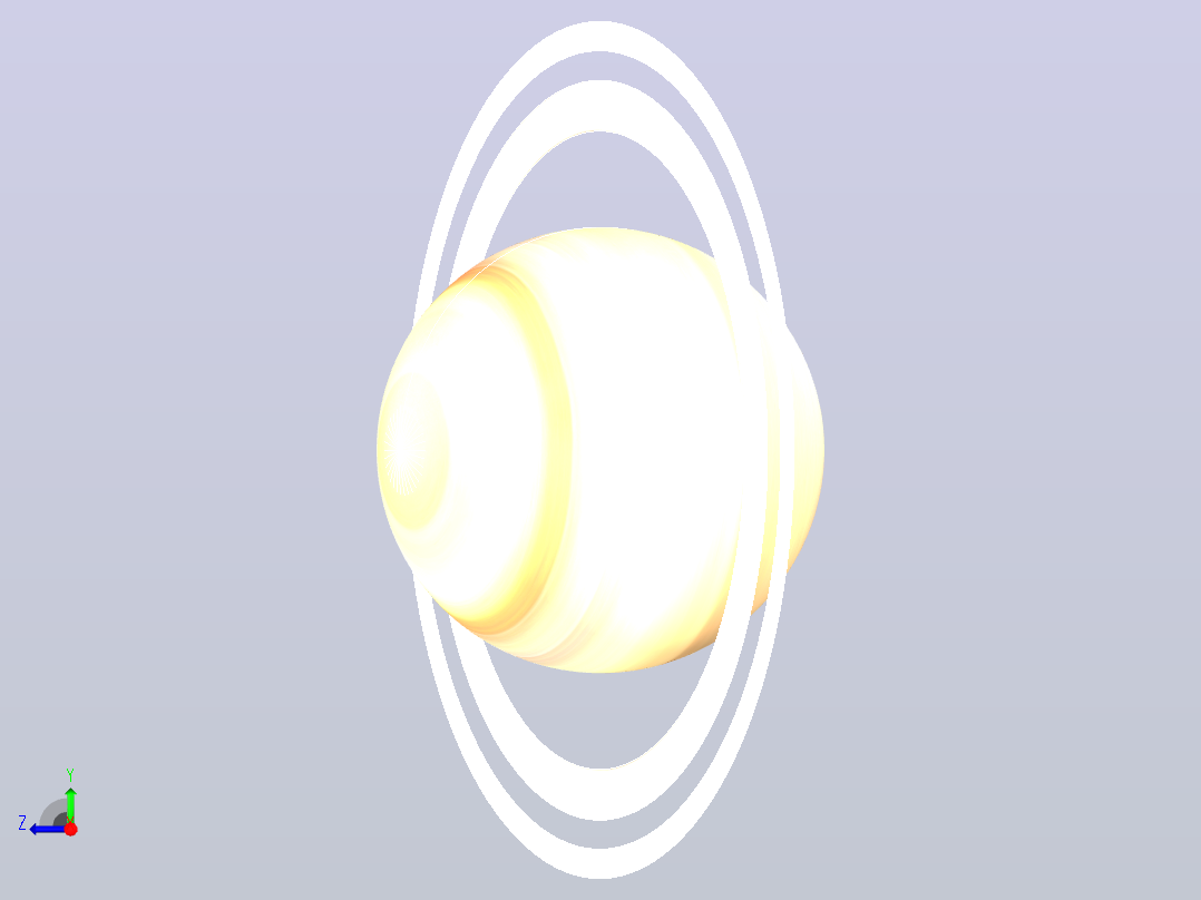 土星右视图