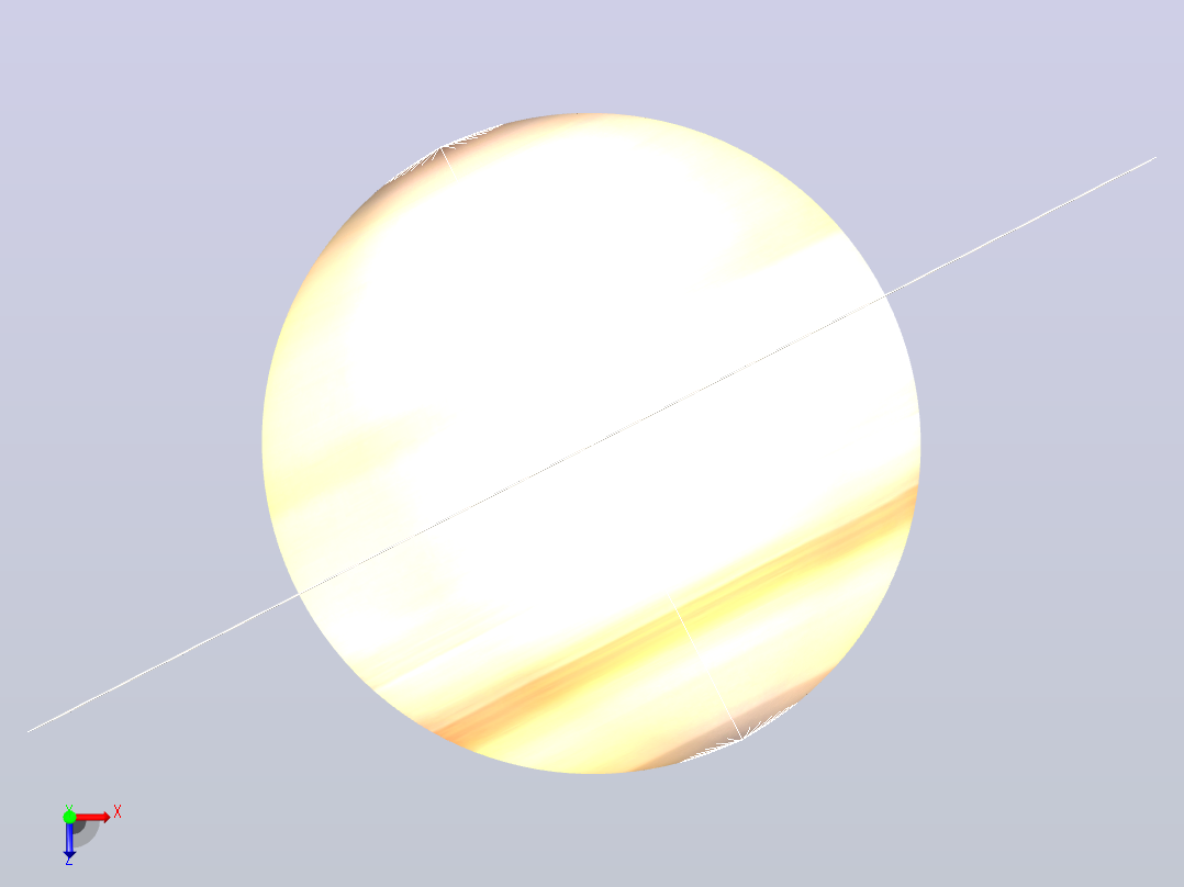 土星俯视图